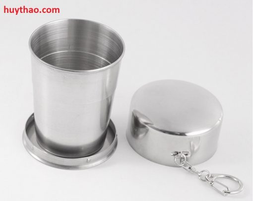 Ly cốc xếp gọn inox 250ml cỡ đại