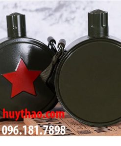Bình tông inox đựng rươu 800ml kèm túi vải dù - Ảnh 3