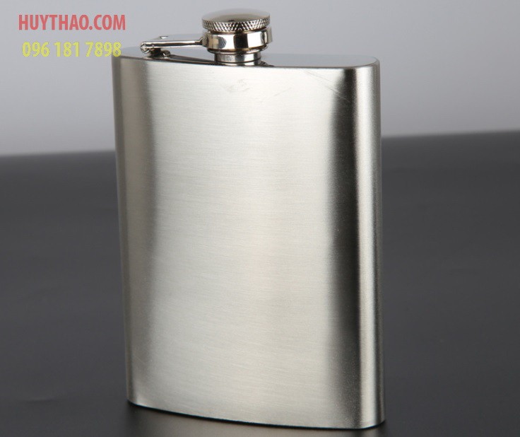 Bình đựng Rươu Hip Flask Inox 304 250ml - Ảnh 4