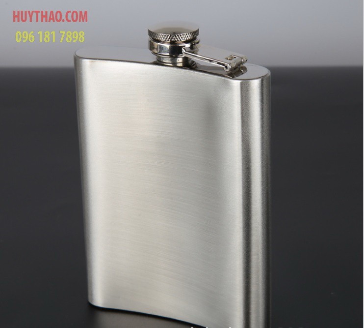 Bình đựng Rươu Hip Flask Inox 304 250ml - Ảnh 5